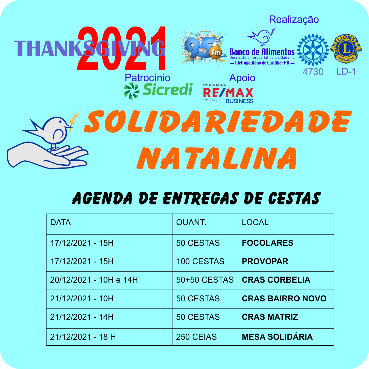 Solidariedade natalina